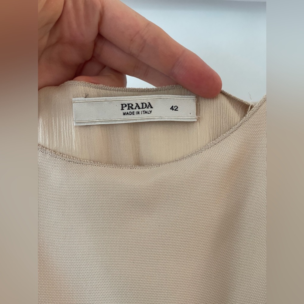 Prada beige dress, size 42 European - Picture 3 of 6